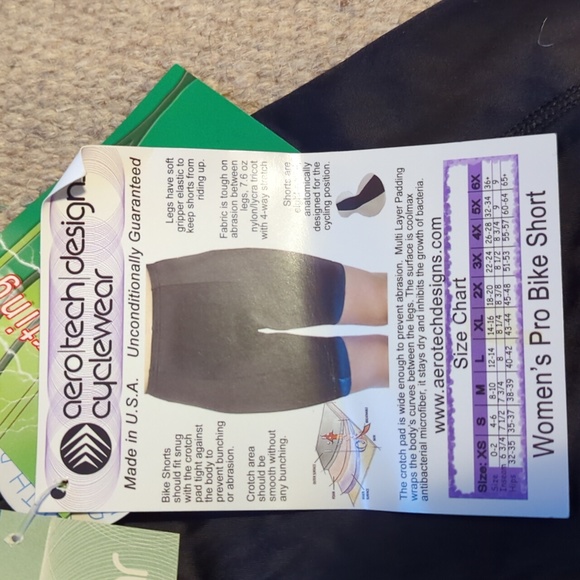 Women's "See Jane Ride" aerotech design pro bike shorts NWT size XL made in USA - Picture 3 of 5